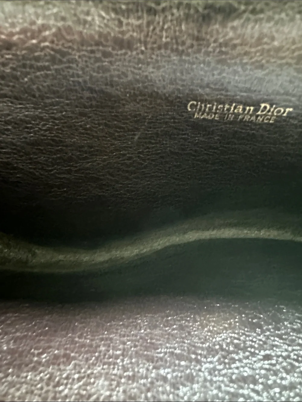 Christian Dior vintage clutch bag.